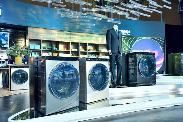 海尔洗衣机在成都展示缔造世界趋势的奥秘