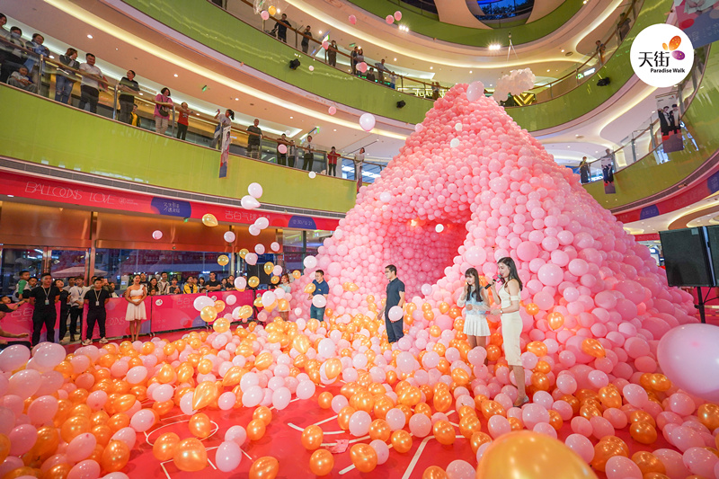 燃爆魔都的告白气球艺术展来了!20万颗气球掀全城热恋