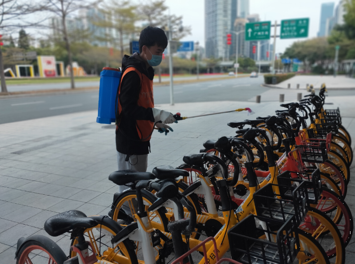 战“疫”新骑行文化出炉 美团单车倡导“无接触”骑行