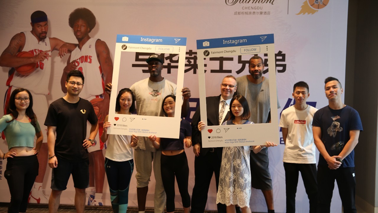 NBA球星来成都,和粉丝一起体验新兴的健康生活方式 !