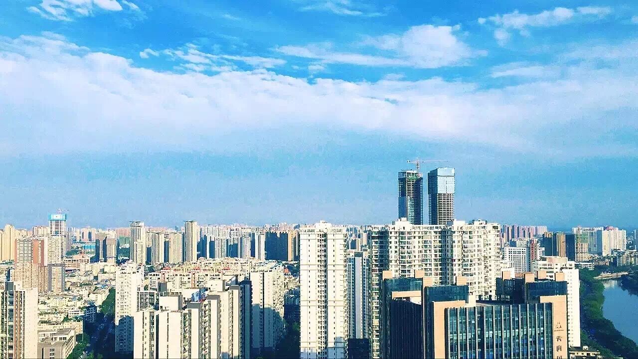 大蓝天出现,熟悉的蝉鸣声也回来了,成都的夏天来了!